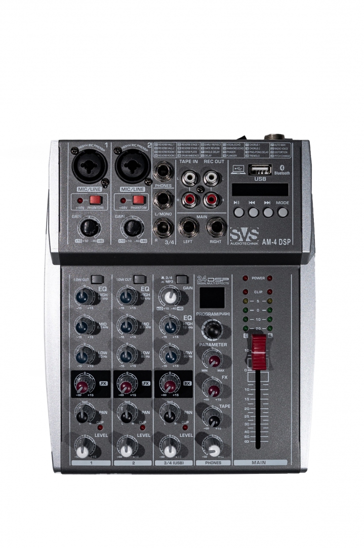 SVS Audiotechnik mixers AM-4 DSP Аналоговый микшерный пульт, 4-канала в Новочебоксарске