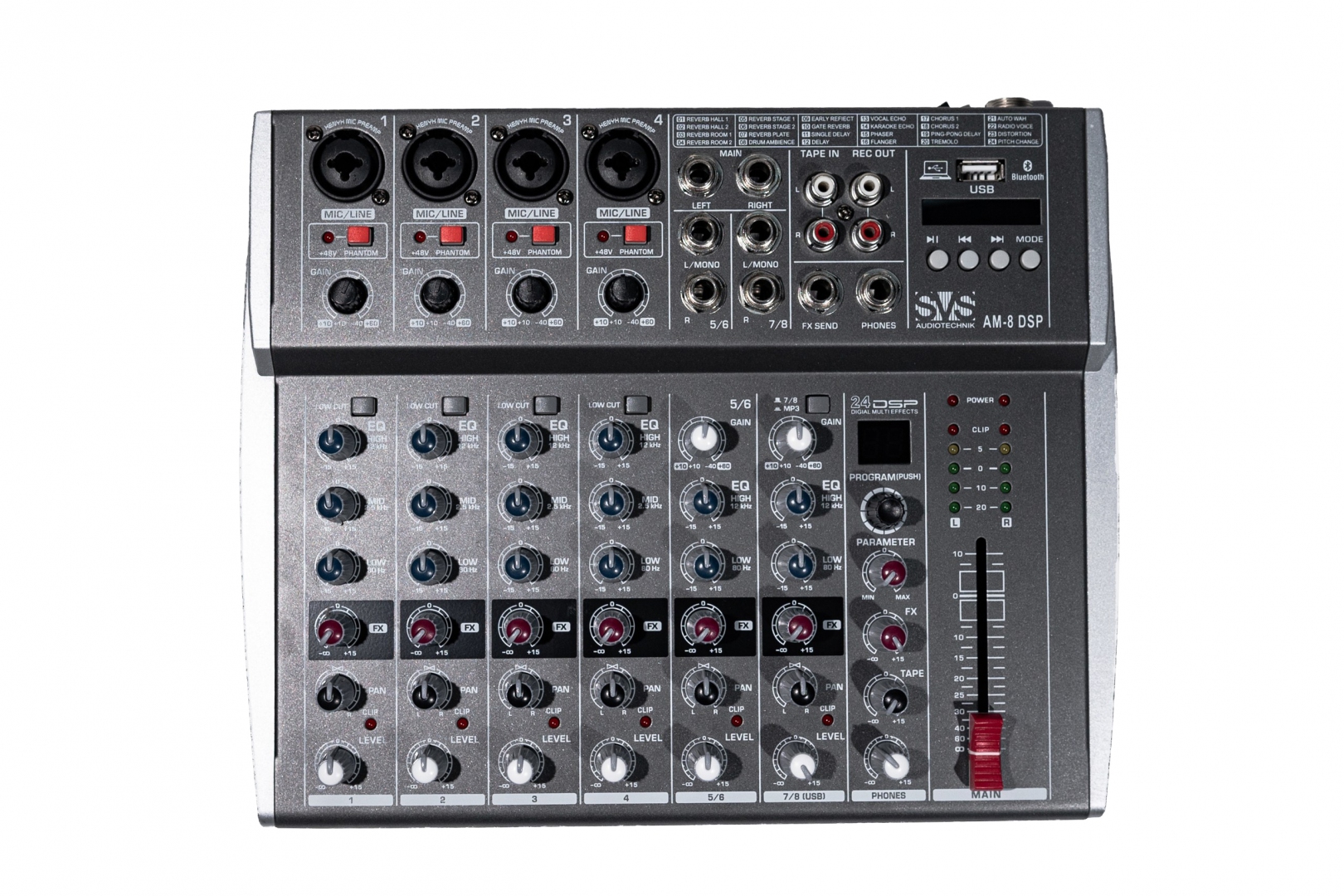 SVS Audiotechnik mixers AM-8 DSP Микшерный пульт аналоговый, 8-канальный в Новочебоксарске