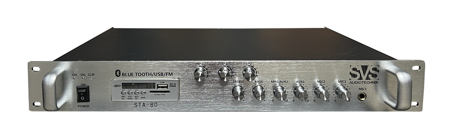 SVS Audiotechnik STA-80 Микшер-усилитель для систем Public Address в Новочебоксарске